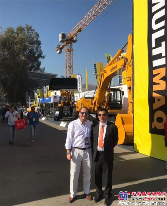 柳工设备亮相2018智利国际矿业展 