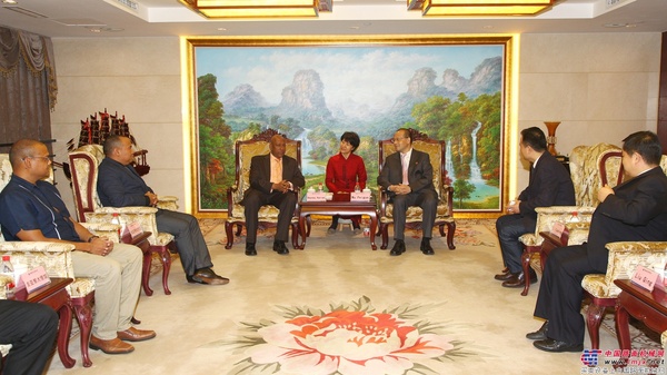 国机重工吴培国董事长会见圭亚那驻华大使