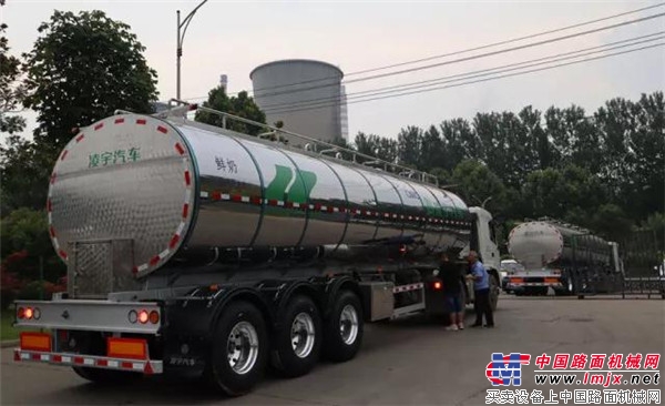 凌宇鲜奶罐车批量发往西北，独创技术为食品安全保驾护航