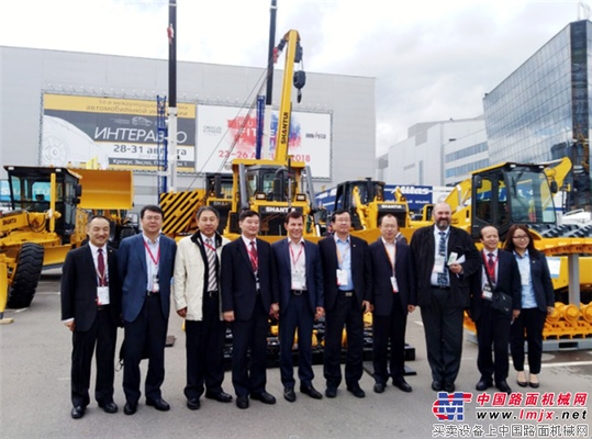 山推携多元化产品亮相2018莫斯科BAUMA CTT展会