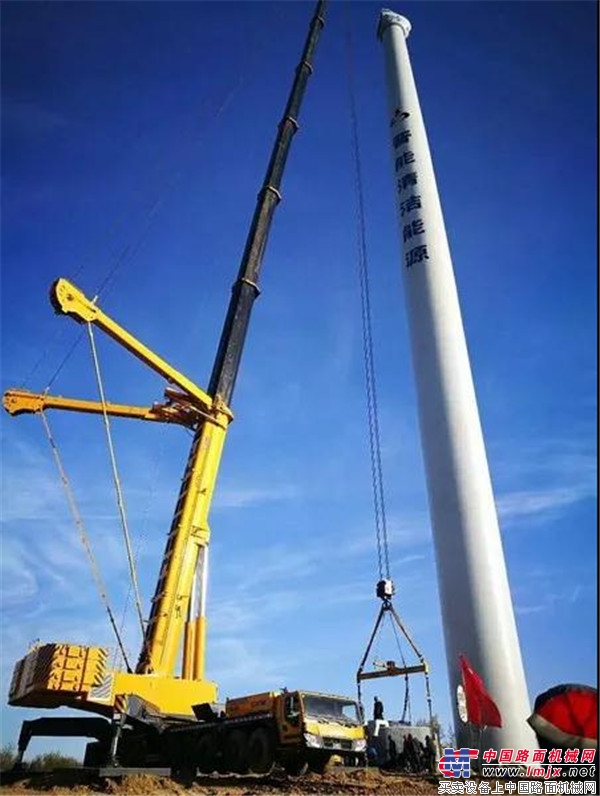 徐工：風電利器! 中國最成熟的650噸全地面起重機已經賣到國外！