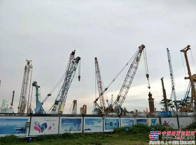 盾安重工全回转钻机为深圳恒大中心基坑支护工程目保驾护航