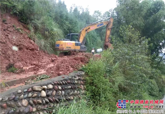 無畏風雨，記徐工挖機四川客戶救災行