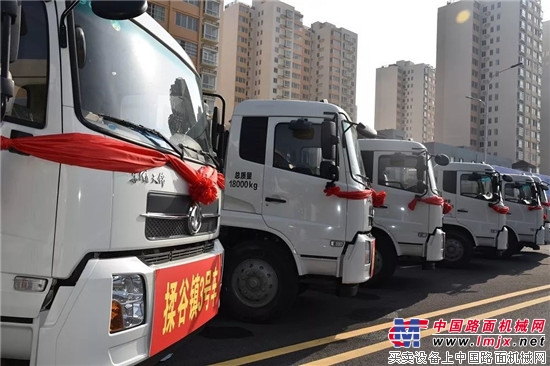 中联环境16辆压缩式垃圾车顺利交付 助力建设生态杨陵 