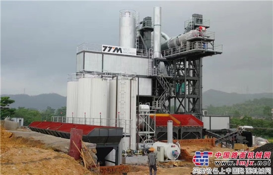 鐵拓機械TS係列瀝青廠拌熱再生成套設備紮根廣西南寧