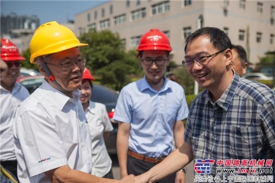 商务部合作司刘民强副司长一行调研山河智能 