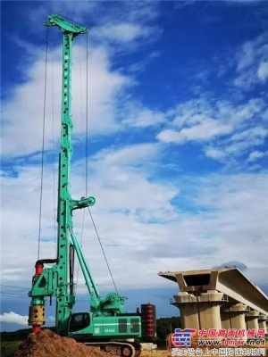 上海金泰SH46A 成功挑战旋挖钻机套管跟进工艺施工极限深度