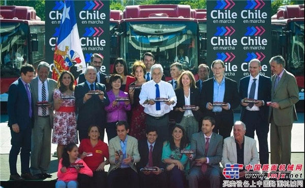 智利总统宣布了！比亚迪率先交付拉美地区最大纯电动大巴车队