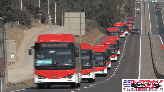 智利总统宣布了！比亚迪率先交付拉美地区最大纯电动大巴车队
