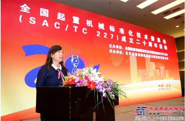 全国起重机标委会成立20周年系列会议在京召开