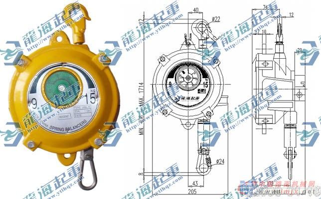 供应采用进口卷簧的弹簧平衡器