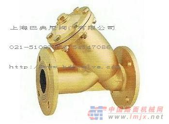供应铸铜法兰过滤器~