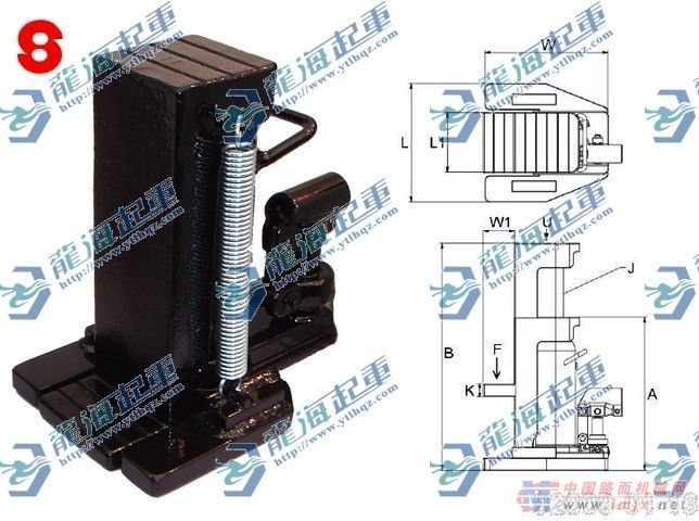 供应爪式千斤顶机械千斤顶龙海千斤顶