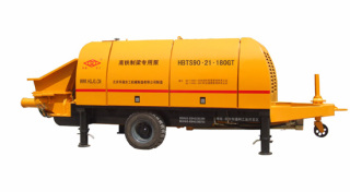 華強京工 HBTS90-21-180GT 高鐵製梁專用混凝土輸送泵