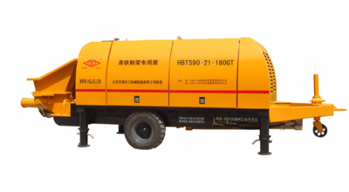 华强京工HBTS90-21-180GT高铁制梁专用混凝土输送泵