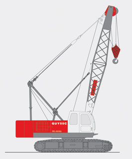 撫挖QUY50C 液壓履帶式起重機履帶起重機