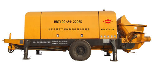 华强京工HBT100.24.220SD高铁制梁专用混凝土输送泵