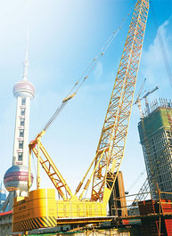 徐工QUY100履带起重机高清图 - 外观