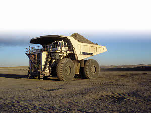 利勃海尔T 282 C矿用卡车高清图 - 外观