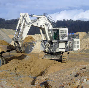 利勃海尔 R 9250 矿用挖掘机