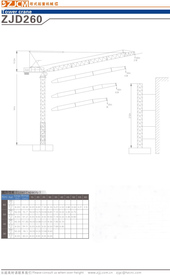 浙江建機 ZJD260 塔式起重機