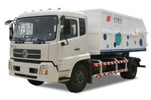精功HJG5160ZLJ车厢可卸式垃圾车高清图 - 外观