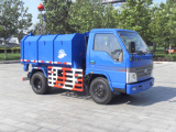 亞潔BQJ5050ZXXQ車廂可卸式垃圾車高清圖 - 外觀