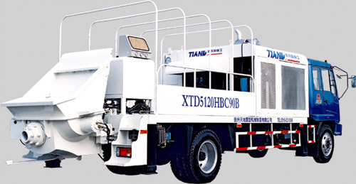 天地重工 XTD5120HBC90型 车载混凝土输送泵