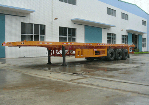 粤工 SGG9381TJZ集装箱 运输半挂车