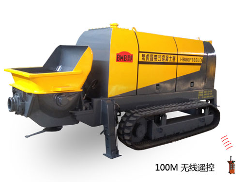 泵虎HB80P185LD 履帶式拖泵高清圖 - 外觀