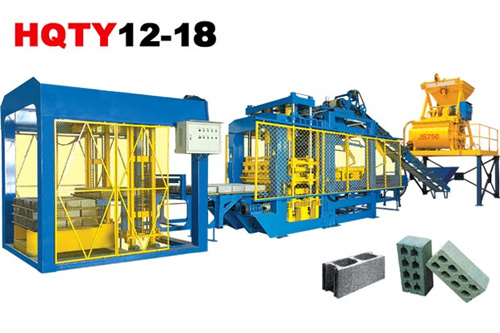 恒兴机械HQTY12-18全自动砌块成型机砖机