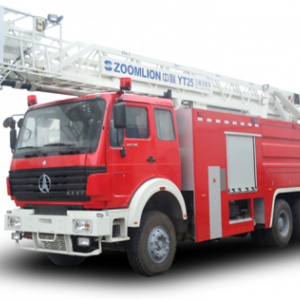 中联重科ZLJ5290JXFYT25型多功能云梯消防车高清图 - 外观