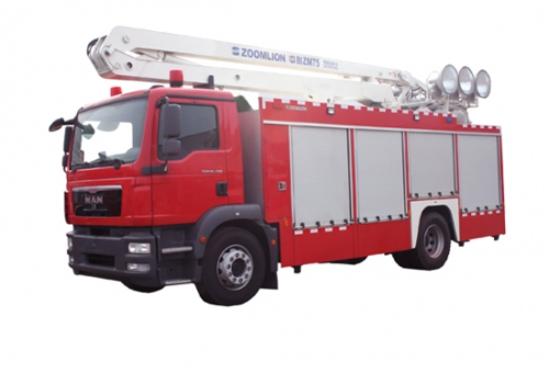 中联重科ZLJ5140TXFZM75型照明消防车高清图 - 外观