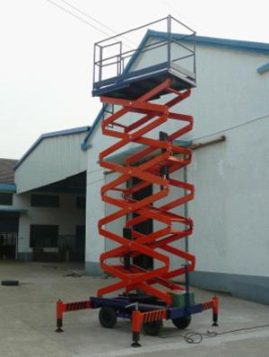 运想重工12米剪叉（手动）GTJZ12高空作业平台