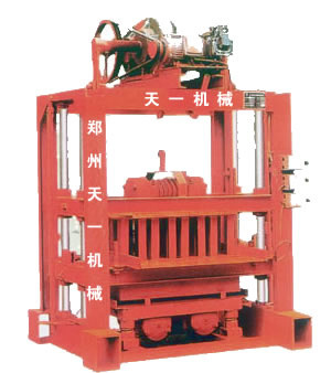 郑州天一QTJ4—40型砌块成型机砖机
