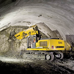 利勃海尔R 944 C Litronic 隧道履带式挖掘机高清图 - 外观