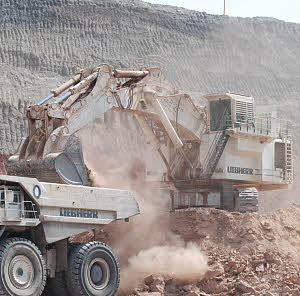 利勃海尔R 995 矿用挖掘机