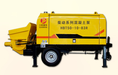 三民重科HBT50-10-83R型柴動係列混凝土泵高清圖 - 外觀