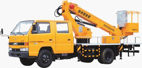 海伦哲XHZ5058JGKA江铃14米伸缩臂高空作业车