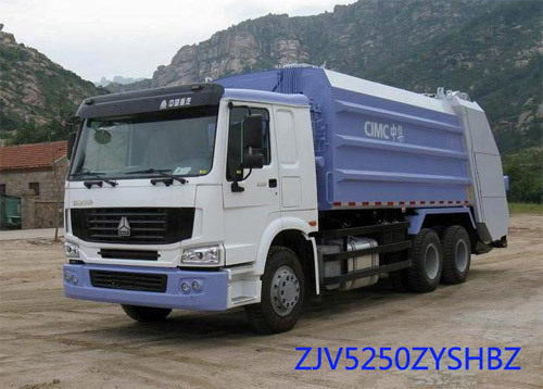 青島中集環衛ZJV5250ZYSHBZ型20-22立方 壓縮式垃圾車