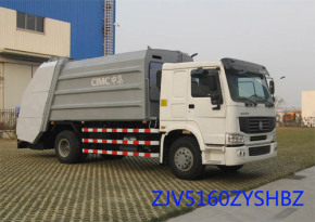 青島中集環衛 ZJV5160ZYSHBZ型 16-18立方 壓縮式垃圾車