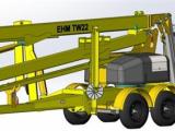 東邁重工TW22/TW37型拖車輪式高清圖 - 外觀
