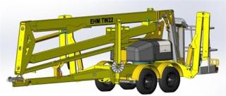 东迈重工 TW22/TW37型 拖车轮式