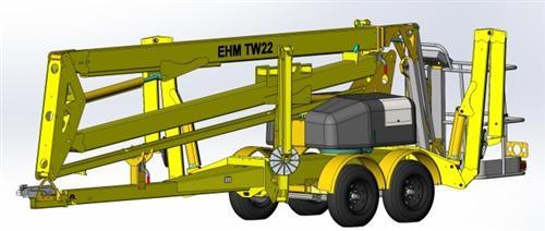 东迈重工TW22/TW37型拖车轮式参数