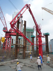 建研 HGY28/24 樓板爬升式布料機(jī)