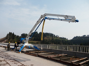 建研HGY15移動式混凝土布料機高清圖 - 外觀