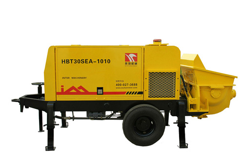 英特HBT30SEA-1010细石混凝土泵高清图 - 外观