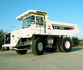 内蒙古北方重工TR35A岩斗型矿用自卸车