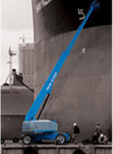 特雷克斯中國 船廠用直臂式高空作業平台 