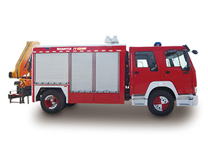 山推JY60H搶險救援消防車高清圖 - 外觀